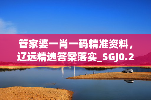 管家婆一肖一码精准资料，辽远精选答案落实_SGJ0.200