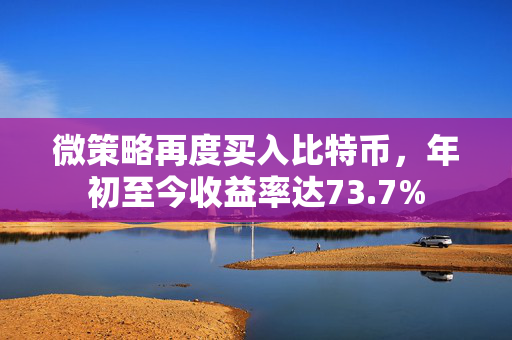 微策略再度买入比特币，年初至今收益率达73.7%