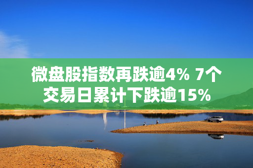 微盘股指数再跌逾4% 7个交易日累计下跌逾15%