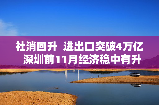 社消回升  进出口突破4万亿  深圳前11月经济稳中有升