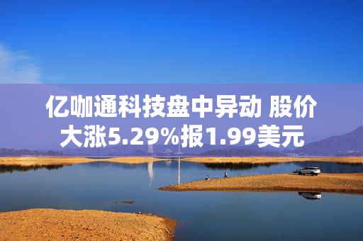 亿咖通科技盘中异动 股价大涨5.29%报1.99美元