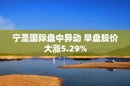 宁圣国际盘中异动 早盘股价大涨5.29%