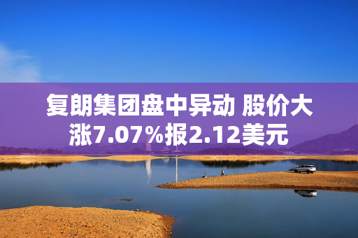 复朗集团盘中异动 股价大涨7.07%报2.12美元