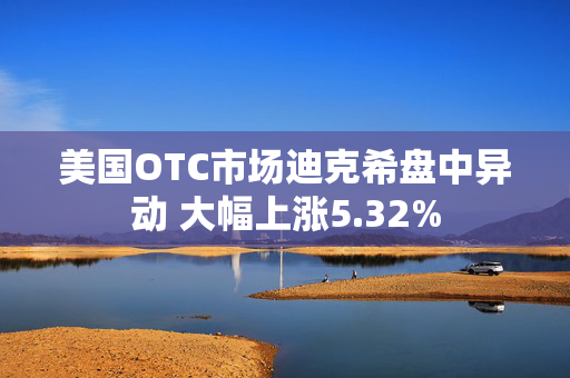 美国OTC市场迪克希盘中异动 大幅上涨5.32%