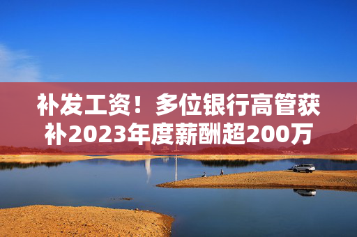 补发工资！多位银行高管获补2023年度薪酬超200万元