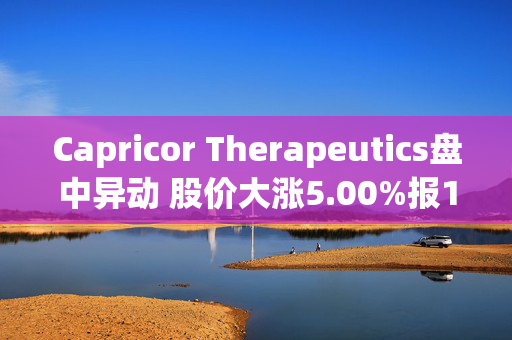 Capricor Therapeutics盘中异动 股价大涨5.00%报14.49美元