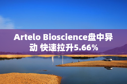 Artelo Bioscience盘中异动 快速拉升5.66%