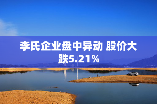 李氏企业盘中异动 股价大跌5.21%