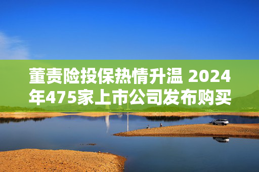 董责险投保热情升温 2024年475家上市公司发布购买计划