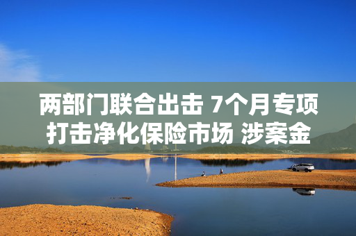 两部门联合出击 7个月专项打击净化保险市场 涉案金额累计15亿余元