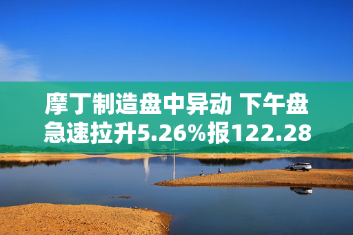 摩丁制造盘中异动 下午盘急速拉升5.26%报122.28美元