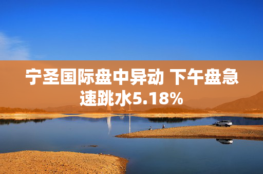 宁圣国际盘中异动 下午盘急速跳水5.18%