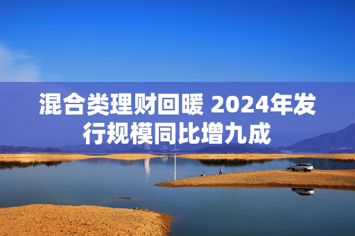 混合类理财回暖 2024年发行规模同比增九成