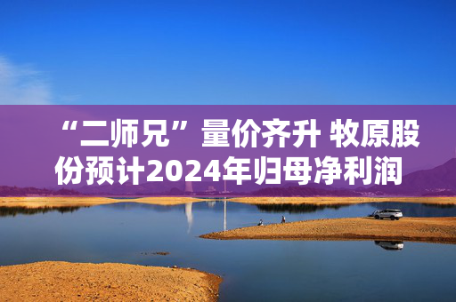 “二师兄”量价齐升 牧原股份预计2024年归母净利润170亿元～180亿元