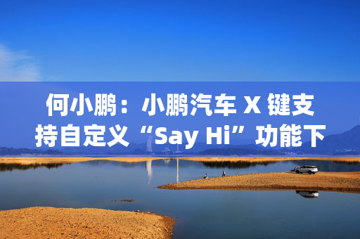 何小鹏：小鹏汽车 X 键支持自定义“Say Hi”功能下季度回归