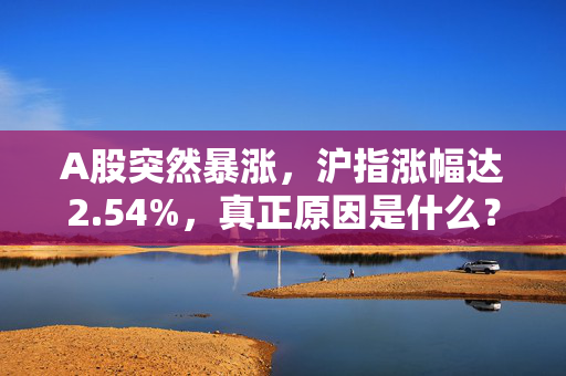 A股突然暴涨，沪指涨幅达2.54%，真正原因是什么？