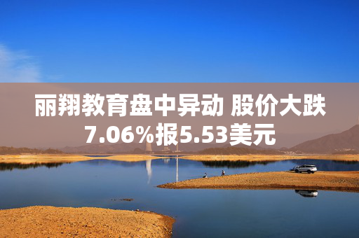 丽翔教育盘中异动 股价大跌7.06%报5.53美元