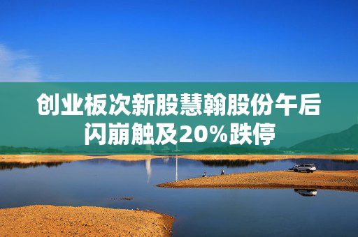 创业板次新股慧翰股份午后闪崩触及20%跌停