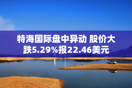 特海国际盘中异动 股价大跌5.29%报22.46美元