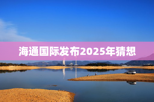 海通国际发布2025年猜想