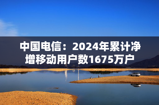 中国电信：2024年累计净增移动用户数1675万户