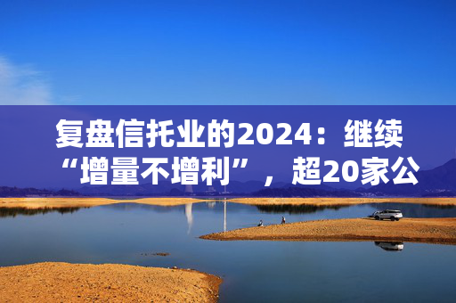 复盘信托业的2024：继续“增量不增利”，超20家公司更换“将帅”，股权挂牌活跃成交冷