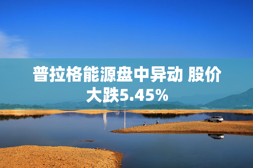 普拉格能源盘中异动 股价大跌5.45%