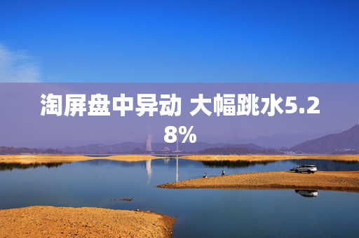 淘屏盘中异动 大幅跳水5.28%