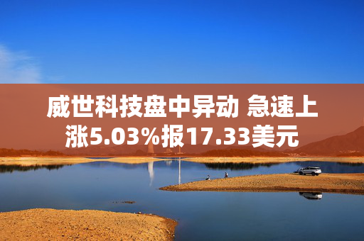 威世科技盘中异动 急速上涨5.03%报17.33美元