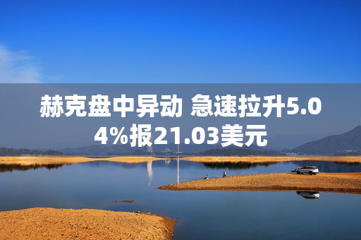 赫克盘中异动 急速拉升5.04%报21.03美元