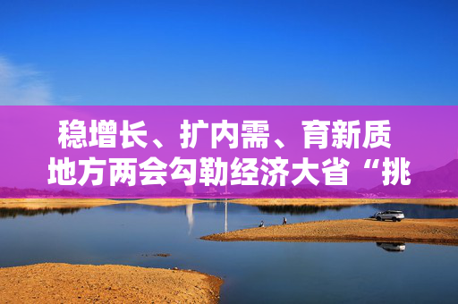 稳增长、扩内需、育新质 地方两会勾勒经济大省“挑大梁”路线图