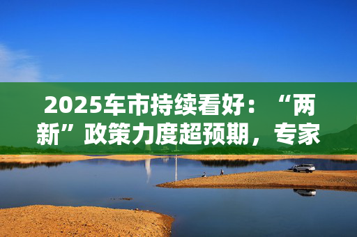 2025车市持续看好：“两新”政策力度超预期，专家预期年末走势更强劲