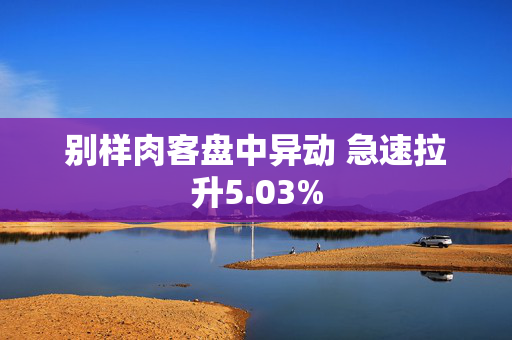 别样肉客盘中异动 急速拉升5.03%