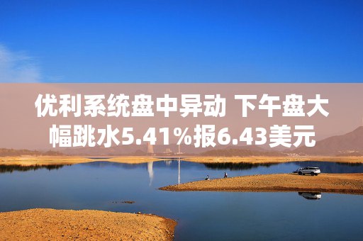 优利系统盘中异动 下午盘大幅跳水5.41%报6.43美元