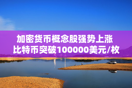 加密货币概念股强势上涨 比特币突破100000美元/枚