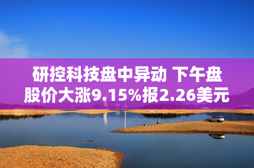 研控科技盘中异动 下午盘股价大涨9.15%报2.26美元