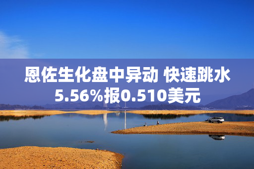 恩佐生化盘中异动 快速跳水5.56%报0.510美元