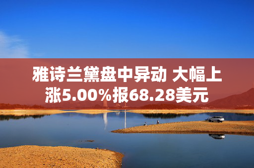 雅诗兰黛盘中异动 大幅上涨5.00%报68.28美元