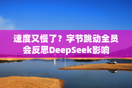 速度又慢了？字节跳动全员会反思DeepSeek影响