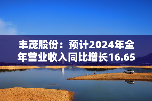 丰茂股份：预计2024年全年营业收入同比增长16.65%至20.39%