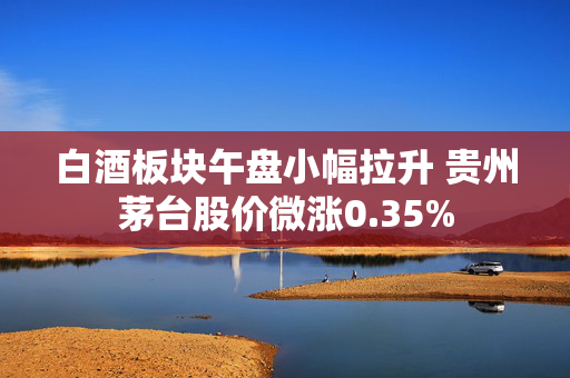 白酒板块午盘小幅拉升 贵州茅台股价微涨0.35%