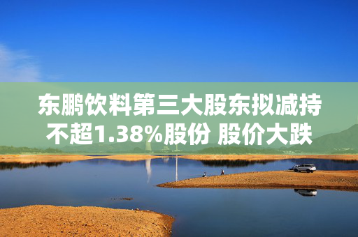 东鹏饮料第三大股东拟减持不超1.38%股份 股价大跌6%