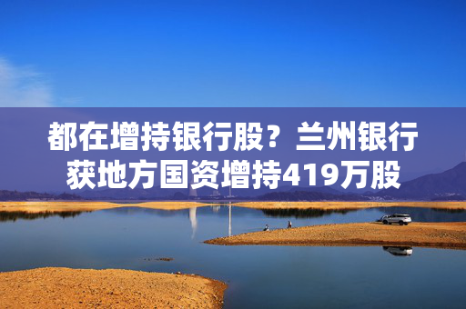 都在增持银行股？兰州银行获地方国资增持419万股