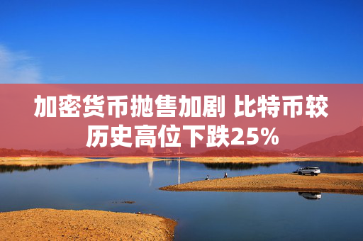 加密货币抛售加剧 比特币较历史高位下跌25%