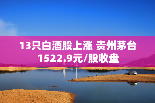 13只白酒股上涨 贵州茅台1522.9元/股收盘