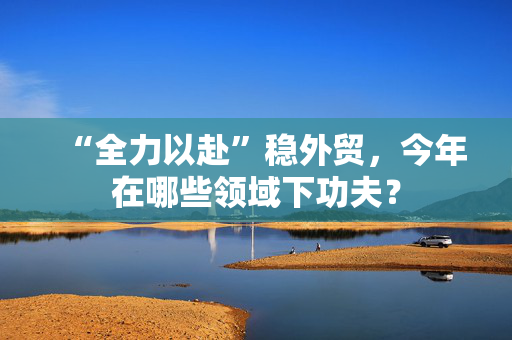 “全力以赴”稳外贸，今年在哪些领域下功夫？