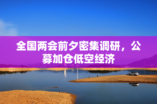 全国两会前夕密集调研，公募加仓低空经济