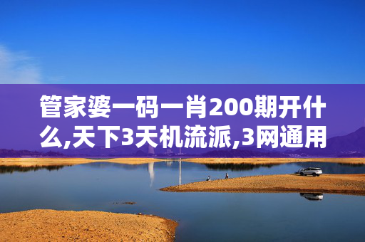 管家婆一码一肖200期开什么,天下3天机流派,3网通用：手机版667.784