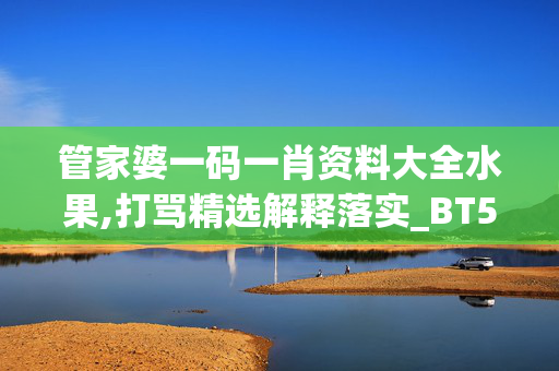 管家婆一码一肖资料大全水果,打骂精选解释落实_BT56.44.44