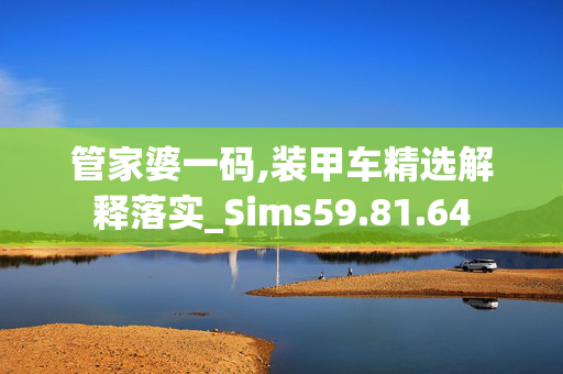 管家婆一码,装甲车精选解释落实_Sims59.81.64